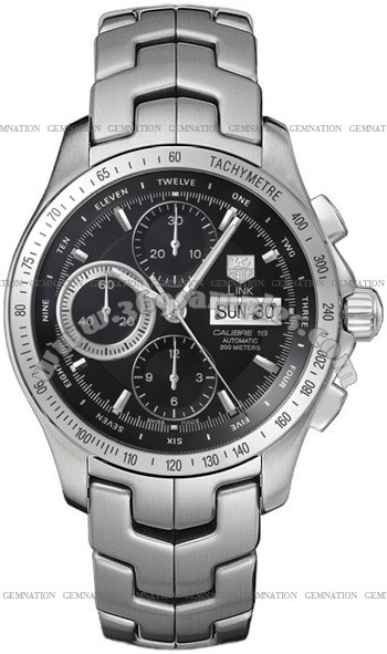 Tag Heuer Link Automatic Chronograph Day-Date Mens Wristwatch CJF211A.BA0594