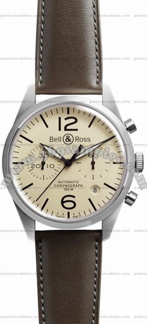 Bell & Ross BR 126 Original Mens Wristwatch BRV126-BEI-ST/SCA