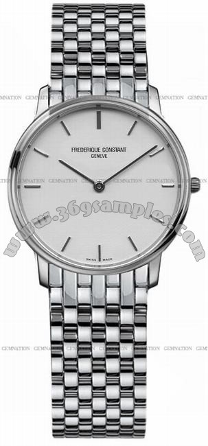 Frederique Constant Index Slim Line Ladies Wristwatch FC-200SW1S6B