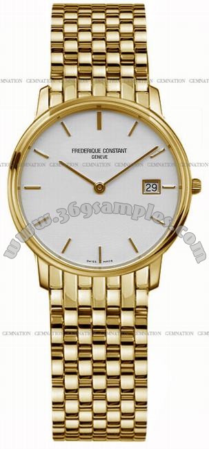 Frederique Constant Index Slim Line Mens Wristwatch FC-220SW4S5B