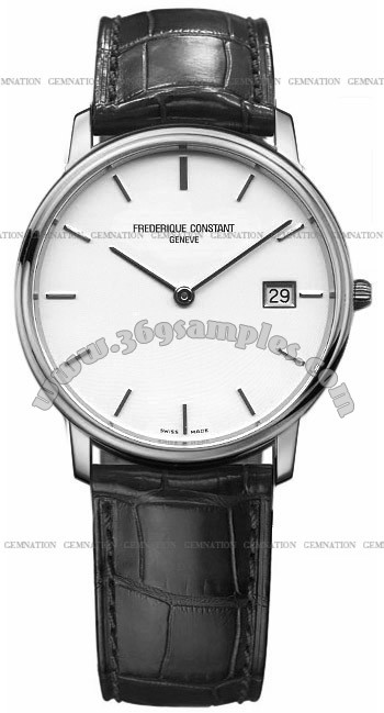 Frederique Constant Index Slim Line Mens Wristwatch FC-220SW4S6
