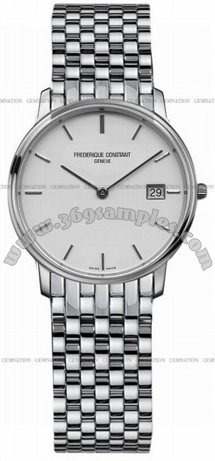 Frederique Constant Index Slim Line Mens Wristwatch FC-220SW4S6B