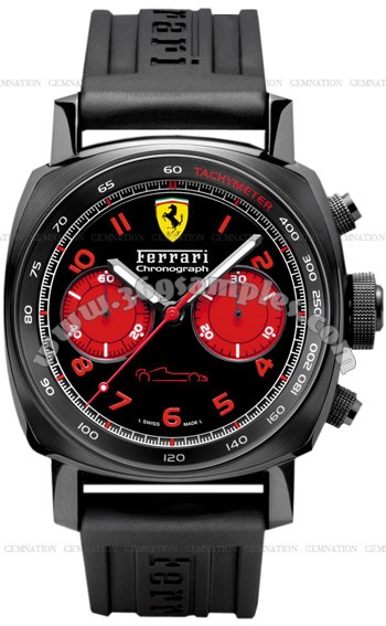 Panerai Ferrari DLC Chronograph Mens Wristwatch FER00038