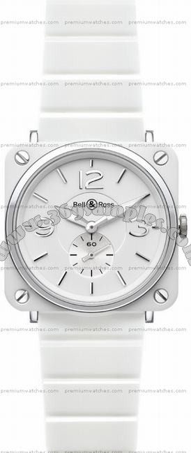 Bell & Ross BR S Quartz White ceramic Unisex Wristwatch BRS-WH-CERAMIC/SCE