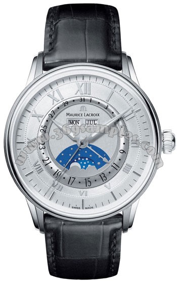 Maurice Lacroix Masterpiece Phase de Lune Mens Wristwatch MP6428-SS001-11E