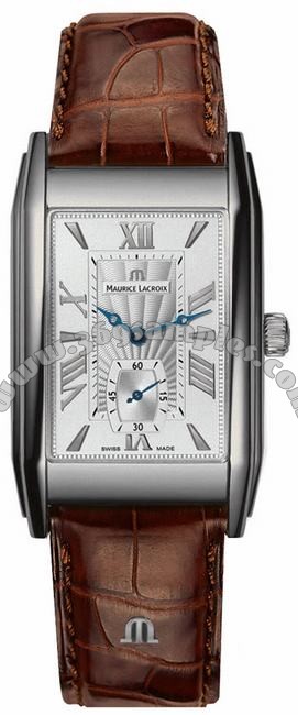Maurice Lacroix Rectangulaire Petite Seconde Mens Wristwatch MP7009-SS001-110B