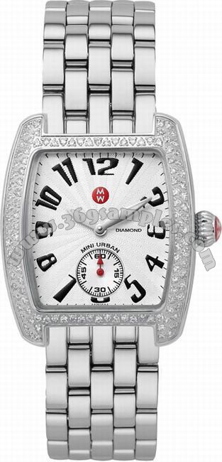 Michele Watch Mini Urban Diamond Ladies Wristwatch MWW02A000124