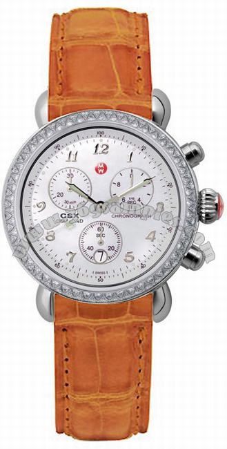 Michele Watch CSX 36 Diamond Ladies Wristwatch MWW03C000114