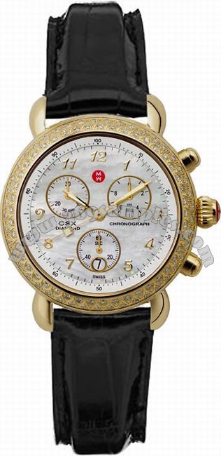 Michele Watch CSX 36 Diamond Ladies Wristwatch MWW03C000176