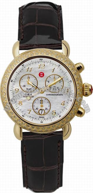 Michele Watch CSX 36 Diamond Ladies Wristwatch MWW03C000185