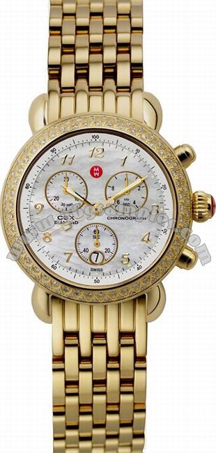 Michele Watch CSX 36 Diamond Ladies Wristwatch MWW03C000191