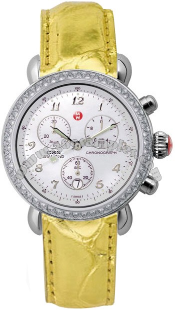 Michele Watch CSX 36 Diamond Ladies Wristwatch MWW03C000348