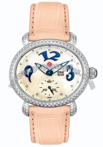 Michele Watch CSX Blue Ladies Wristwatch MWW03E000105
