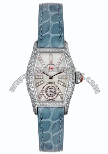 Michele Watch Coquette Classic Ladies Wristwatch MWW08A01A3046/BLUE