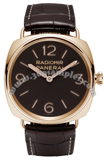 Panerai Special Editions Radiomir 3 Days Ora Rosa 47mm Mens Wristwatch PAM00379