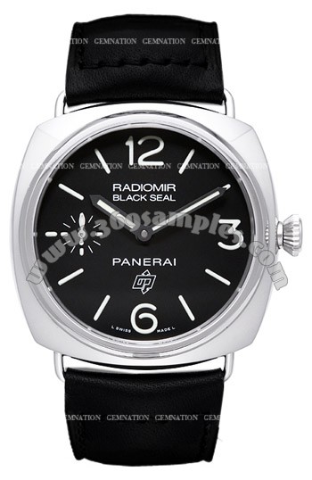 Panerai Radiomir Black Seal Logo 45mm Mens Wristwatch PAM00380