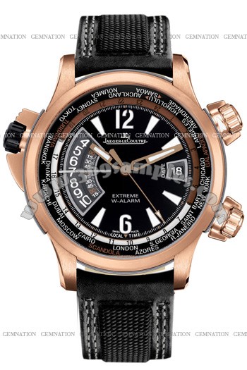 Jaeger-LeCoultre Master Compressor W-Alarm TIDES OF TIME Mens Wristwatch Q1772470
