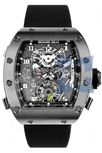 Richard Mille RM 008 Tourbillon Split Seconds Chronograph Mens Wristwatch RM008-V2-WG