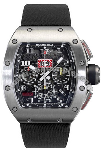Richard Mille RM 011 Felipe Massa Flyback Chronograph Mens Wristwatch RM011-Ti