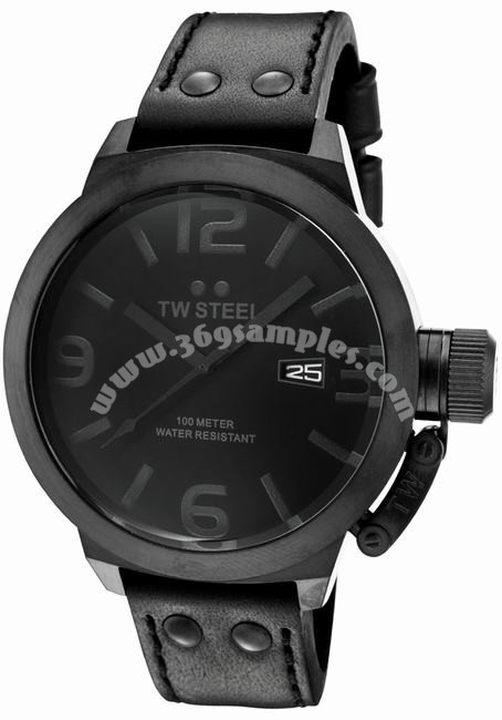 TW Steel Cool Black Mens Wristwatch TW822
