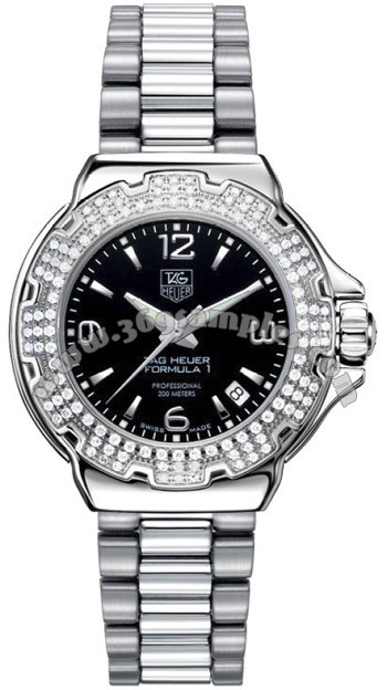 Tag Heuer Formula 1 Glamour Diamonds Ladies Wristwatch WAC1214.BA0852