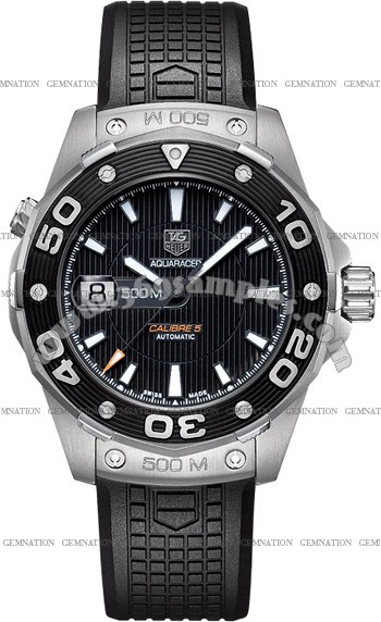 Tag Heuer Aquaracer 500M Calibre 5 Mens Wristwatch WAJ2110.FT6015