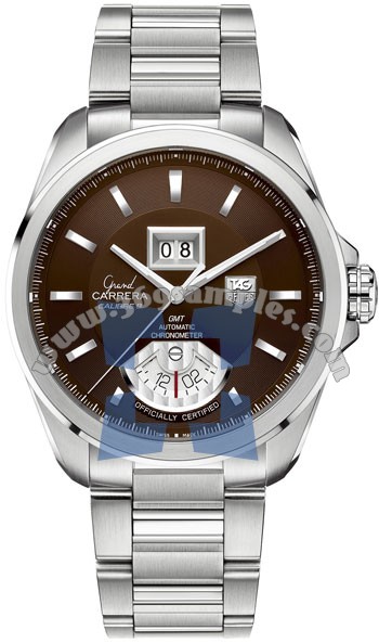 Tag Heuer Grand Carrera Calibre 8 RS Grand Date GMT Mens Wristwatch WAV5113.BA0901