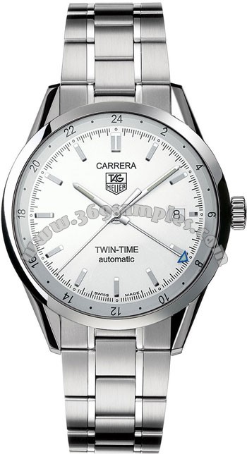 Tag Heuer Carrera Twin Time Mens Wristwatch WV2116.BA0787