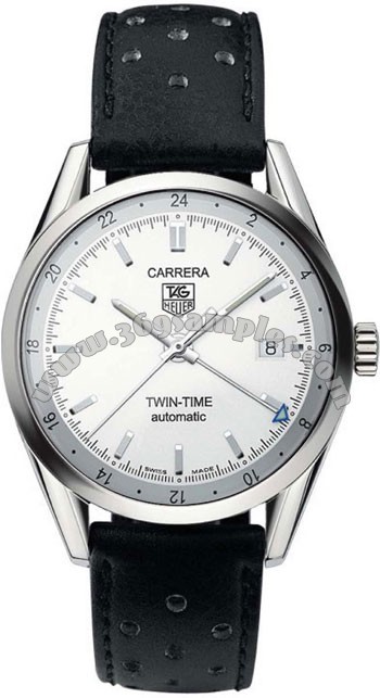 Tag Heuer Carrera Twin Time Mens Wristwatch WV2116.FC6182