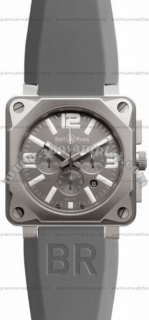 Bell & Ross BR 01-94 Chronographe Pro Titanium Mens Wristwatch BR0194-TI-PRO