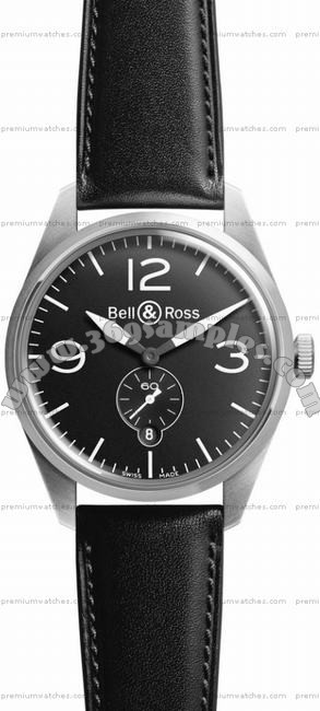 Bell & Ross BR 123 Original Mens Wristwatch BRV123-BL-ST/SCA