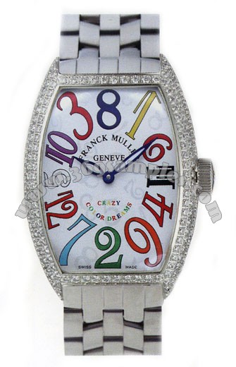 Franck Muller Cintree Curvex Crazy Hours Midsize Unisex Unisex Wristwatch 5850 CH COL DRM O-9