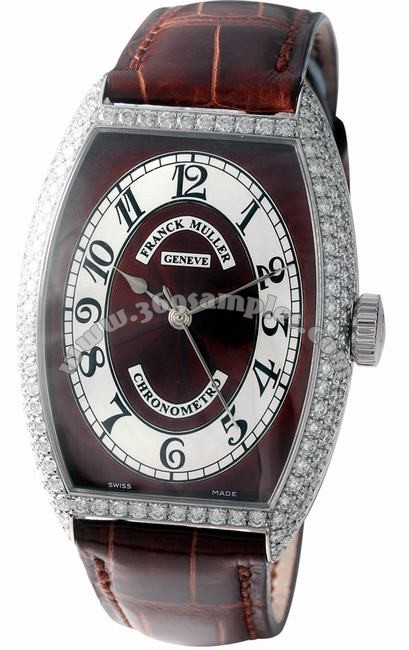 Franck Muller Cintree Curvex Chronometro Small Ladies Ladies Wristwatch 5850 SC CHR MET D