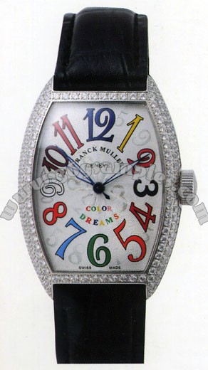 Franck Muller Mens Small Cintree Curvex Large Mens Wristwatch 5850 SC COL DRM O-4