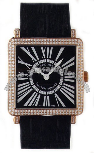 Franck Muller Master Square Mens Large Unisex Wristwatch 6000 H SC DT R-19