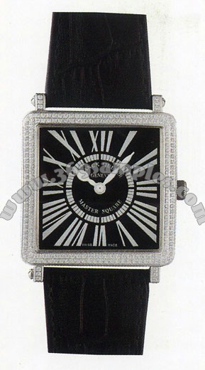 Franck Muller Master Square Ladies Medium Midsize Ladies Wristwatch 6002 L QZ COL DRM R-17
