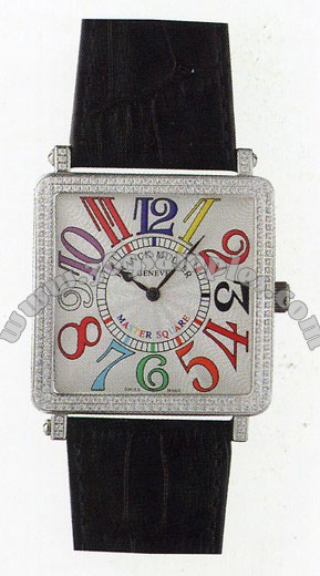Franck Muller Master Square Ladies Medium Midsize Ladies Wristwatch 6002 L QZ COL DRM R-19