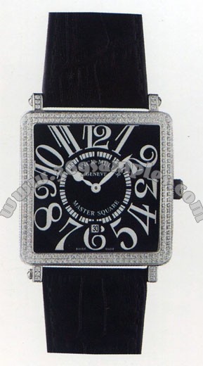 Franck Muller Master Square Ladies Medium Midsize Ladies Wristwatch 6002 L QZ COL DRM R-20