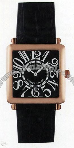 Franck Muller Master Square Ladies Medium Midsize Ladies Wristwatch 6002 L QZ COL DRM R-40