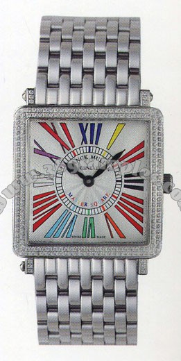 Franck Muller Master Square Ladies Small Small Ladies Wristwatch 6002 S QZ COL DRM R-1