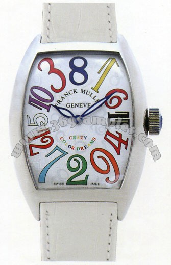 Franck Muller Cintree Curvex Crazy Hours Large Mens Wristwatch 7851 CH-1