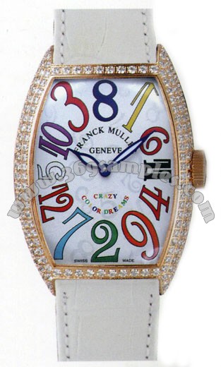 Franck Muller Cintree Curvex Crazy Hours Large Mens Wristwatch 7851 CH COL DRM O-21