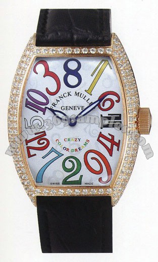 Franck Muller Cintree Curvex Crazy Hours Extra-Large Mens Wristwatch 8880 CH COL DRM O-5