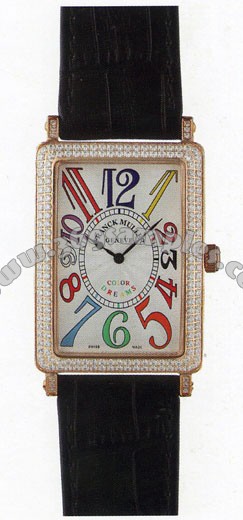Franck Muller Ladies Small Long Island Small Ladies Wristwatch 902 QZ COL DRM-1