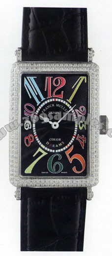 Franck Muller Ladies Small Long Island Small Ladies Wristwatch 902 QZ COL DRM-4