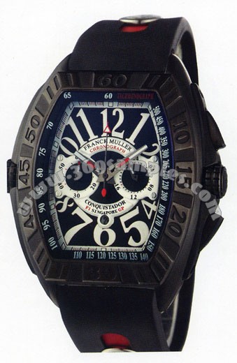 Franck Muller Conquistador Grand Prix Extra-Large Mens Wristwatch 9900 CC GP-13