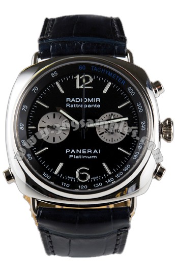 Panerai Radiomir Rattrapante Platinum Pisa Mens Wristwatch PAM00227