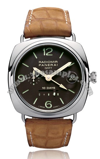 Panerai Radiomir 10 Days GMT Platinum Mens Wristwatch PAM00274