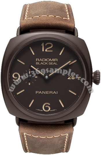 Panerai Radiomir Composite Black Seal 3 Days Automatic Mens Wristwatch PAM00505