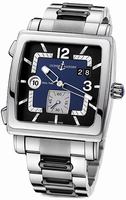 Replica Ulysse Nardin Quadrato Dual Time Mens Wristwatch 243-92-7/632